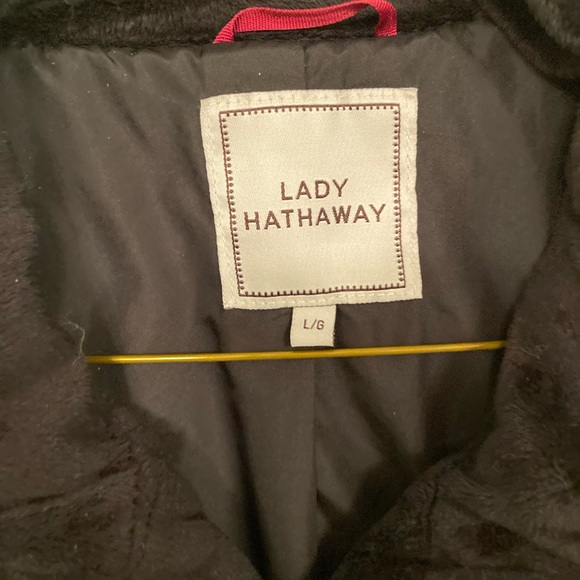 Lady Hathaway Black Faux Fur Polyester Vest with 2 Pockets Size Large. - Picture 4 of 10